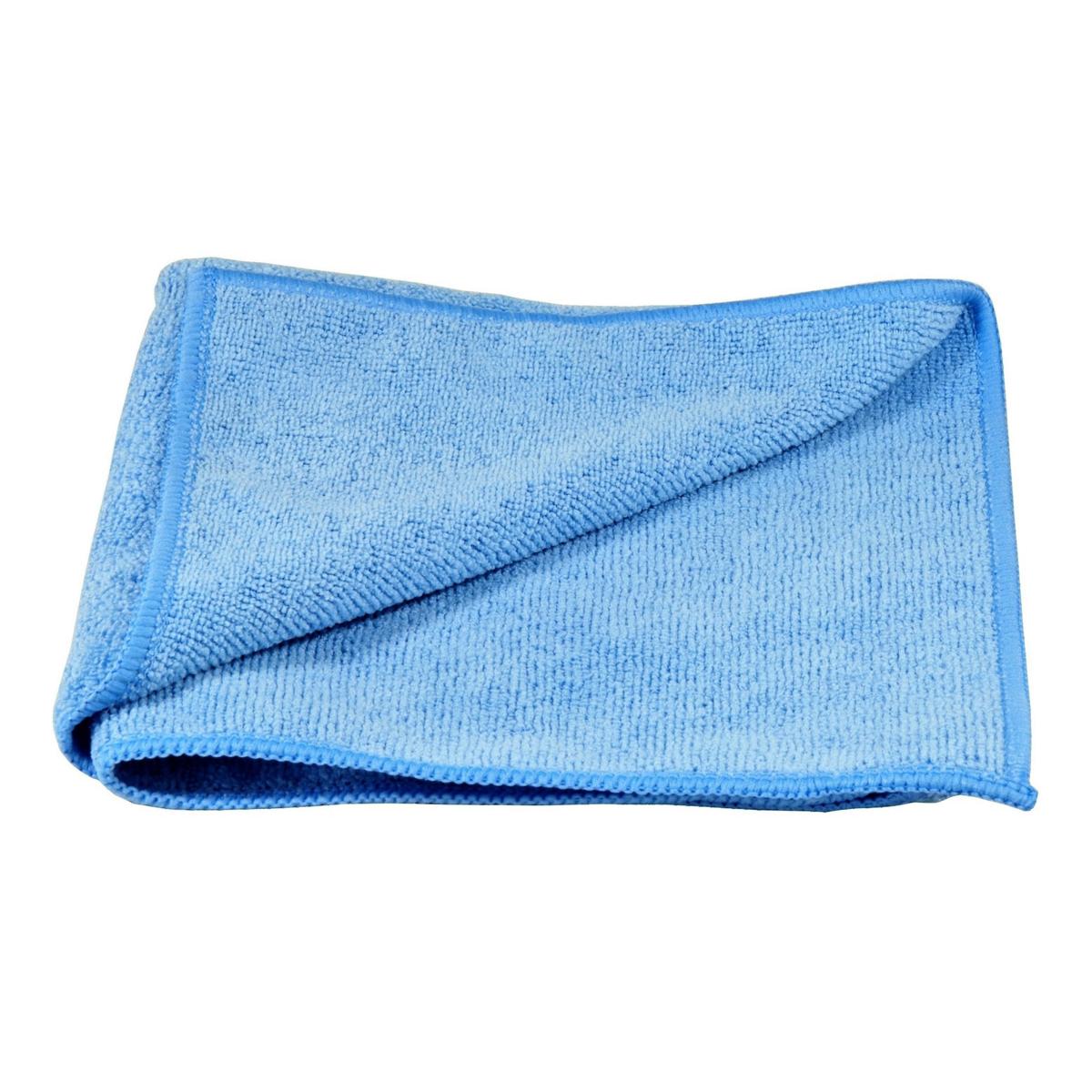 Mikrofasertuch Sensation/Professional, 40 x 40 cm, 300 g/m², Frotteestruktur | blau formstabil, bei 95°C waschbar